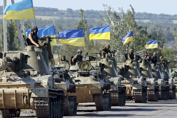 Jika Rusia menyerang ukraina memperingatkan perang skala penuh bakal pecah. Foto/Ilustrasi