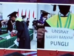 Viral! Ikut Wisuda, Mahasiswa Ini Kritik Pungli Langsung di Depan Rektor Unsrat