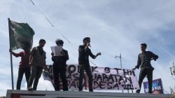 Hml Komisariat Mega Rezky Gelar Aksi Tolak Perpanjangan Masa Periode 9 Tahun Jabatan Kades, Menjelah HUT HmI Ke 76