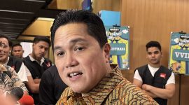 Menteri Badan Usaha Milik Negara (BUMN) Erick Thohir saat ditemui di Taman Ismail Marzuki (TIM), Jakarta Pusat, Rabu (19/7/2023).(KOMPAS.com)