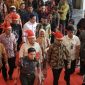 Menhan Prabowo Subianto menghadiri kegiatan rapat kerja nasional Asosiasi Pemerintah Kota Seluruh Indonesia (Rakernas Apeksi) XVI 2023 di Kota Makassar, Kamis (Tribun News)