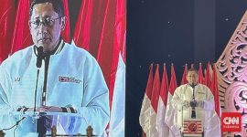 Anas Urbaningrum terpilih secara aklamasi sebagai Ketua Umum PKN, Jumat (14/7) malam. (CNN Indonesia )