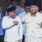 Ketum Partai Gerindra Prabowo Subianto (kanan) berbincang dengan Ketum PKB Muhaimin Iskandar (kiri) di Jakarta beberapa waktu lalu (CNN INDONESIA)